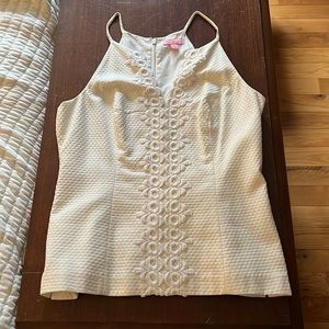 Lily Pulitzer white size 8 top